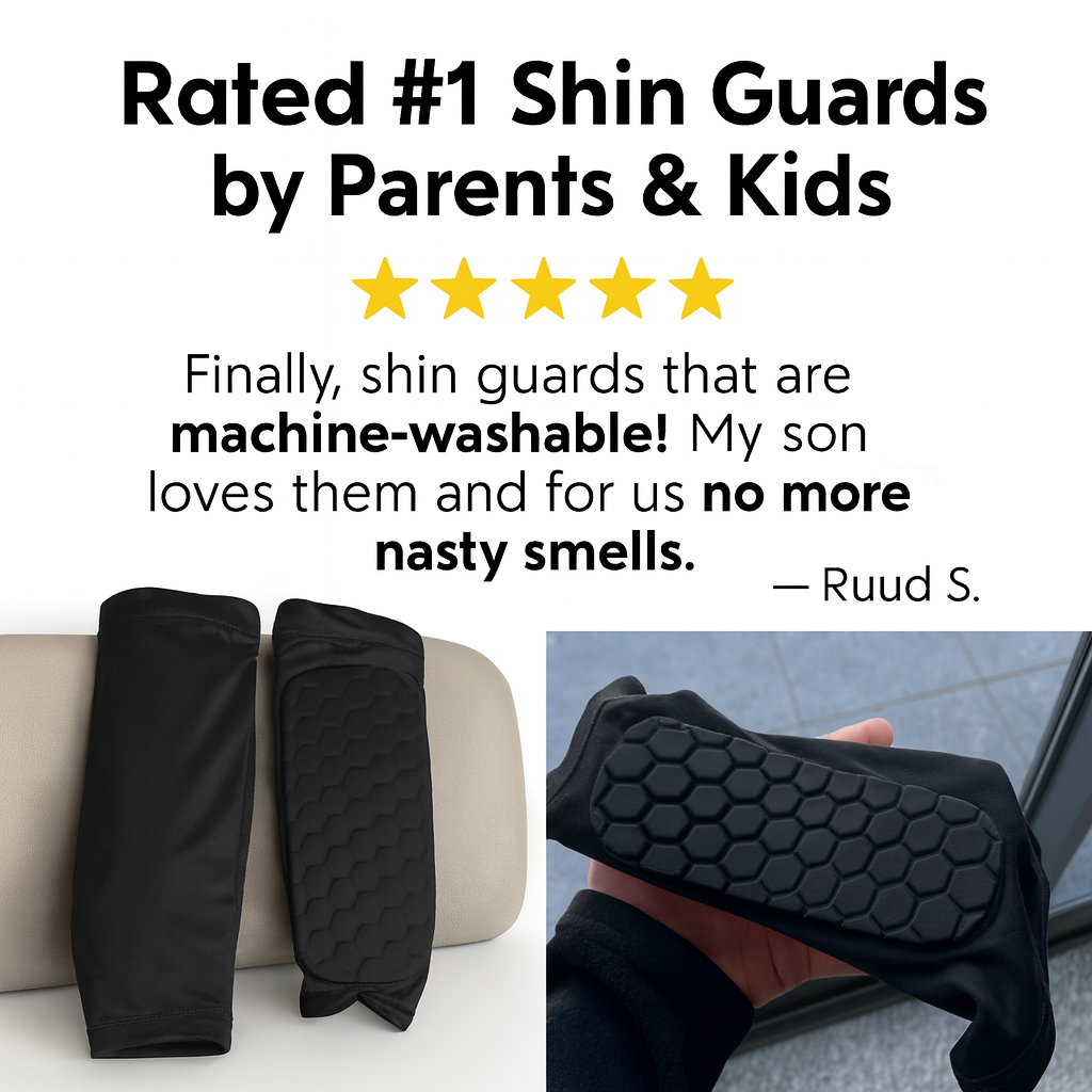 Kickzone FlowGuard™ - Shock Wave Absorption Shin Guards